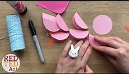 Easy Paper Bird Ornaments DIY