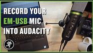 How to Connect A USB Microphone With Audacity