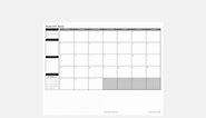 Dated Monthly Printable Calendar