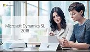 Microsoft Dynamics SL 2018 Webinar: Take a look at Dynamics SL 2018