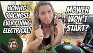 Mower will not start? How to diagnose and fix EVERYTHING electrical on a riding mower or zero turn.