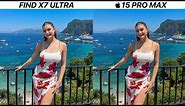 Oppo Find X7 Ultra VS iPhone 15 Pro Max Camera Test Comparison