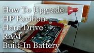 How to Open Laptop HP Pavilion 15 Bottom Cover upgrade memory RAM and hard drive