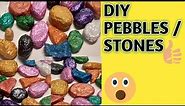 How to make Pebbles at home | Pebbles Stone | Stone Art | How to make your own color stones