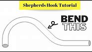 Electrical Conduit Bending Tutorial: Shepherds Hook