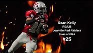 Sean Kelly #25 RB/LB (Class of 2024) Lowville Red Raiders (Section III)