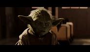 Star Wars Episode I - The Phantom Menace. Yoda Allows Kenobi To Train Anakin. 4K ULTRA HD.
