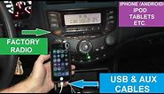 How To Add USB and Aux Inputs To Your Factory Car Radio