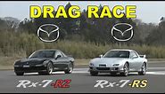 Drag Race #165 | Mazda RX-7 RZ vs RX-7 RS