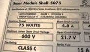 Understanding the Solar Photovoltaic Module Labeled Values