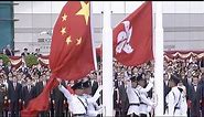 Hong Kong Holds Flag Raising Ceremony to Mark 21st Anniversary of Return to Motherland