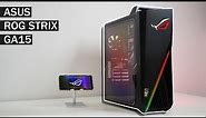 Unboxing Asus ROG Strix GA15 - Best Budget Gaming Desktop PC With Game Test - ASMR