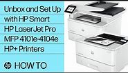 How to Unbox HP LJ Tank MFP1005,1600,2600 Printers & Connect to Wi-Fi or Wired Network.