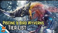 Piscine and Bird Wyvern Tier List (the BEST hunts RANKED)