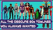 12 OBSCURE 1980s Toylines You Always WANTED | Lesser Known or Forgotten 80s Toys & Action Figures