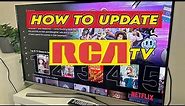 RCA TV: How to Update