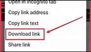 Chrome | How To Download Link Any Site In Android