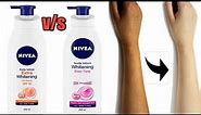 Nivea Extra whitening Body lotion Spf-15 review/nivea whitening bodylotion comparison/skin whitening