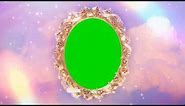 Animated Heaven Mirror with Green Screen background | No Copyright Green Screen effect 4K