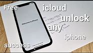 Free iCloud Unlock iPhone 4,5,6,7,8,X,11,12,13,14 Any iOS Lost/Disabled/Unable to Activate Success✔️