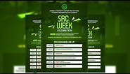 How To Design an SRC Week Banner/Flyer with 3D Text in Photoshop