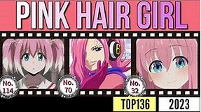 TOP136 Pink Hair Anime Girls of all Time