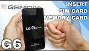 LG G6 How to Insert SIM Card or Micro SD Card