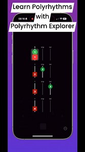 21 shares | This app was written to help anyone learn and explore polyrhythms. Get it on the App Store - https://apps.apple.com/gb/app/polyrhythm-explorer/id6535682626 #polyrhythm | PolyNome : The Ultimate Practice Tool | Facebook