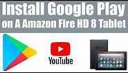 Learn how to run Youtube on Amazon Fire HD 8 Tablet