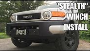 FJ Cruiser WINCH Install with US OFF ROAD Winch Mount Bumper