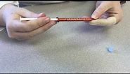 Dispensing 0.1ml from a 1ml syringe