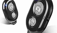 2 Pack Wireless Camera Remote Control - Wireless Remote for iPhone & Android Phones iPad iPod Tablet, Clicker for Photos & Videos, Wrist Strap Included