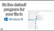 [ Expert Tip ] How to change default program for zip file in Microsoft Windows 10