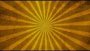 Grunge Gold Yellow Vector Sunburst | Free Animation Loop Background