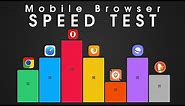 Mobile Browser SPEED TEST: Chrome, Edge, Firefox, Safari, Samsung, and more!