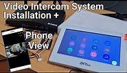 How to setup a video Intercom system with remote video access on a mobile phone