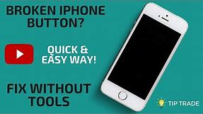 How To Fix Broken iPhone Power Button - Quick Fix Without Tools