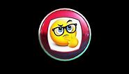 Thinking Emoticon Question Face Emoji With Eyeglasses Loop