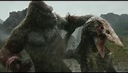 Kong vs Skull Crawler | Kong Skull Island (2017) | Warner Bros.