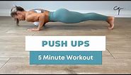 5 Minute Push Ups Workout at Home
