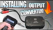 How To INSTALL a Line Output Converter w/ Stock Radio & Speakers 4 Aftermarket SUB AMP Installation