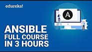 Ansible Full Course | Ansible Training | Learn Ansible for Beginners | Edureka