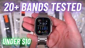 Apple Watch Ultra Band REVIEWS! // "Gucci" Bands, Metal Bands, Loop Bands, and MORE! All Reviewed!