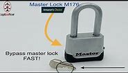 Master lock bypass & pick FAST!
