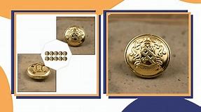 Sewing Buttons Vintage Brass Buttons
