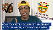 How to write a diversity statement for college applications even if you don't think you're diverse