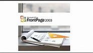 Ms FrontPage 2003 Tutorial | How to build a website with Microsoft Frontpage