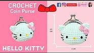Crochet Hello Kitty Coin Purse