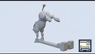 3d printed horse phone stand decor using anycubic mega s