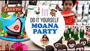 DIY: MOANA THEMED BIRTHDAY PARTY!
